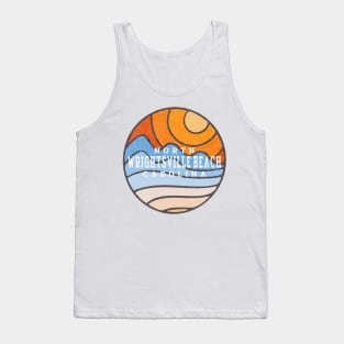 Wrightsville Beach, NC Summertime Vacationing Stained Glass Sunrise Tank Top